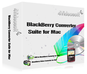 4Videosoft BlackBerry Converter Suite for Mac