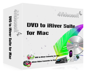 4Videosoft DVD to iRiver Suite for Mac