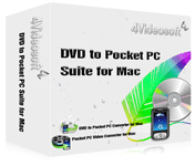 4Videosoft DVD to Pocket PC Suite for Mac
