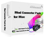 4Videosoft Mod Converter Pack for Mac