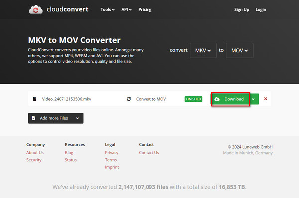 Cloudconvert Download Mov File