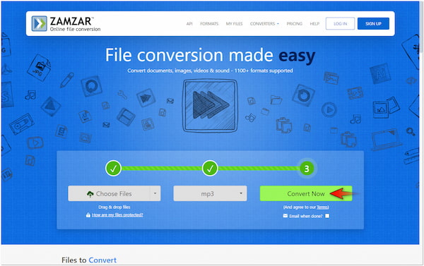 Begin Conversion Process