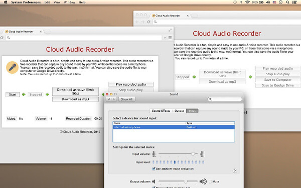 screencastify microphone and chrome audio