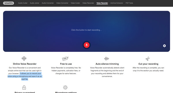 Online Voice Recorder